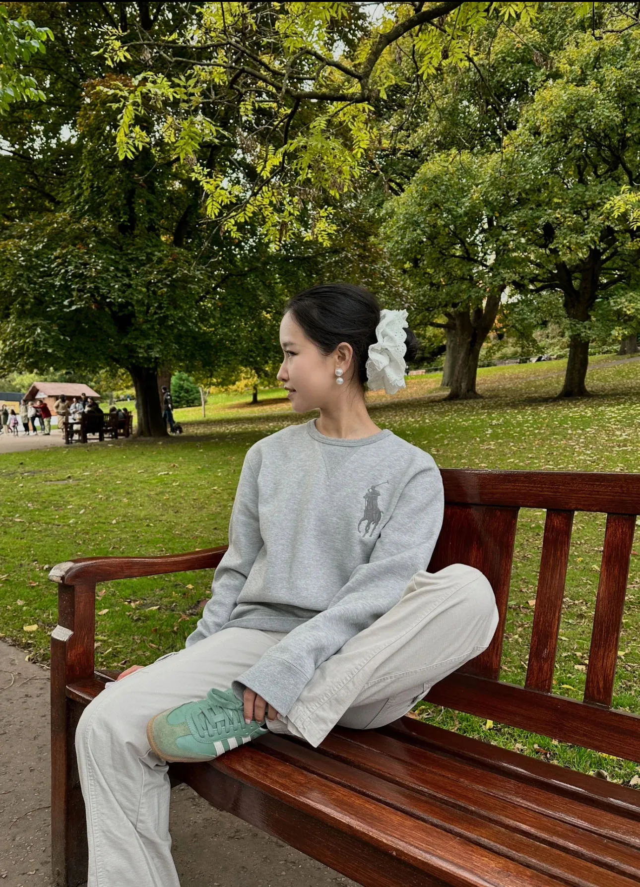 P210 Style No.: RL019】RalphLauren/Ralph Lauren 2025 autumn and winter new bear color embroidered terry sweatshirt